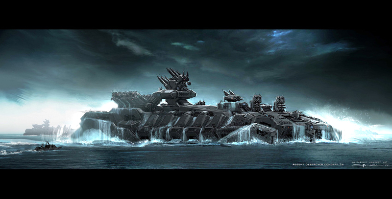 Illustration for article titled The Raw Beauty of Battleship's Alien Concept Art